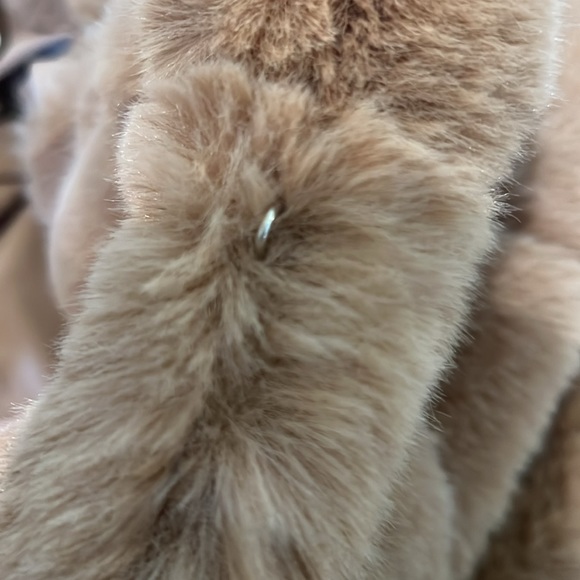 Brown faux fur jacket - Picture 4 of 4